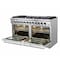 Forno Galiano Gold Professional 60In. Freestanding Gas Range FFSGS6244-60 - alternate 4
